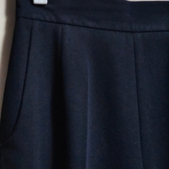 High waist sailor tailored short color navy blue with golden buttons size xs - Picture 5 of 5